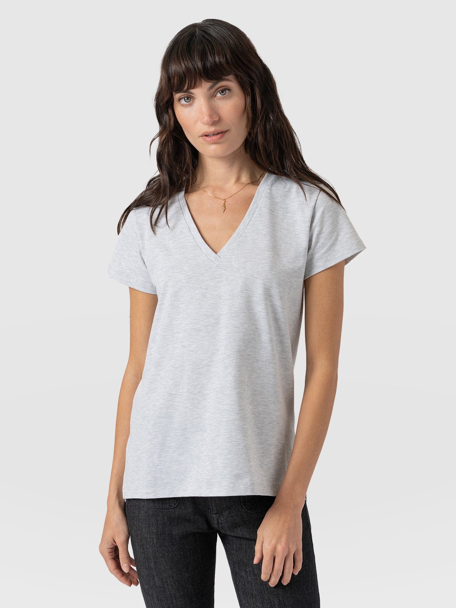 Apartment Tee Grey - Women's T-Shirts | Saint + Sofia® EU